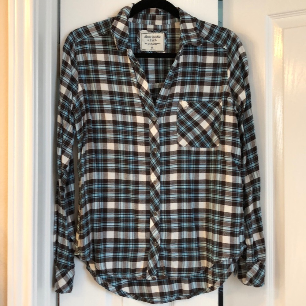 Abercrombie and Fitch Flannel Dress Shirt